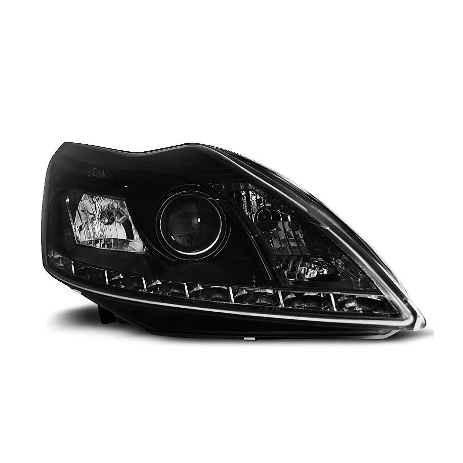 LAMPY REFLEKTORY FORD FOCUS II 08-10 BLACK LED