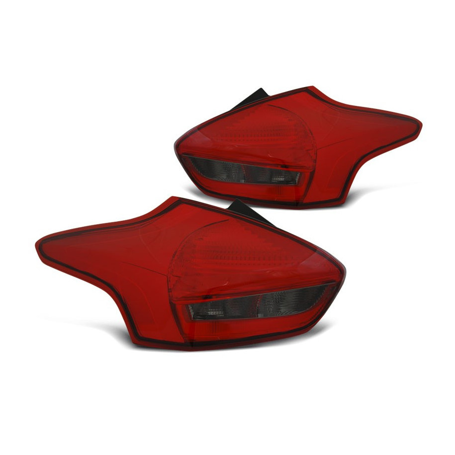 LAMPY DIODOWE FORD FOCUS 3 15- HB RED SMOKE LED