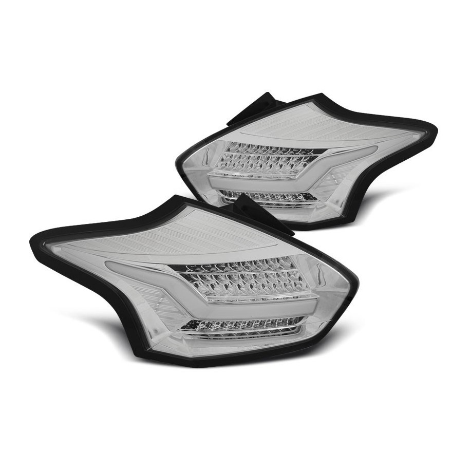 LAMPY DIODOWE FORD FOCUS 3 15- HB CHROME LED DTS