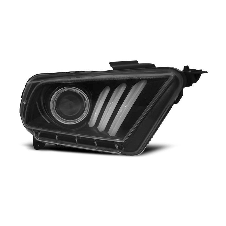 LAMPY PRZEDNIE FORD MUSTANG V 10-13 BLACK DTS