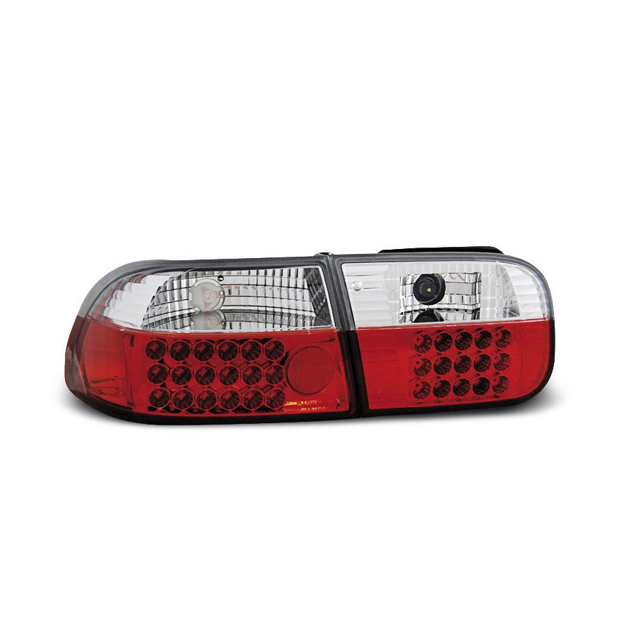 LAMPY HONDA CIVIC LED RED WHITE 2D/4D