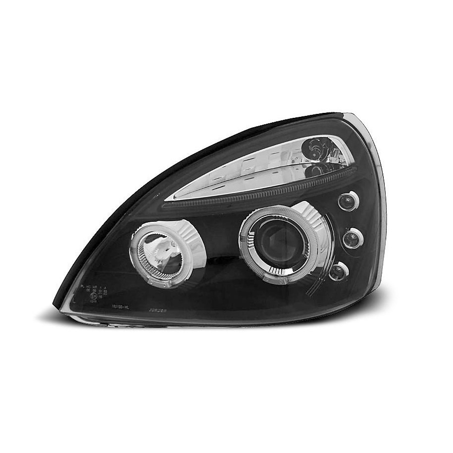 LAMPY REFLEKTORY RENAULT CLIO II 2001-05 RINGI BLACK