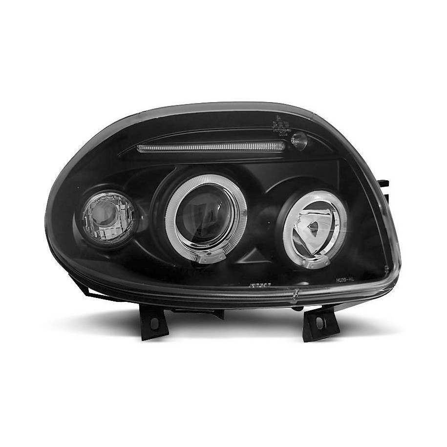 LAMPY REFLEKTORY RENAULT CLIO II 1998-01 RINGI BLACK