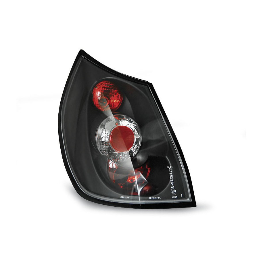 LAMPY TYLNE RENAULT SCENIC 2003-06 BLACK DESIGN
