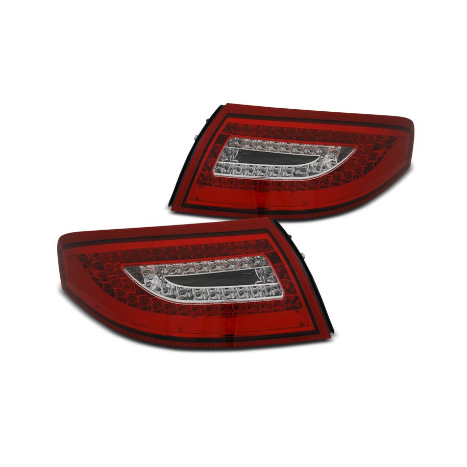 LAMPY TYLNE PORSCHE 911 996 99-04 RED WHITE LED