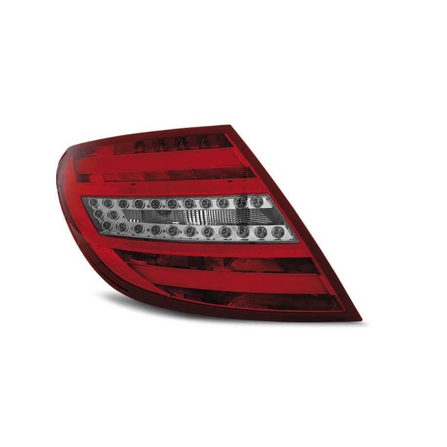 LAMPY TYLNE DIODOWE MERCEDES C-KLASA W204 07-10 RED WHITE LED BAR