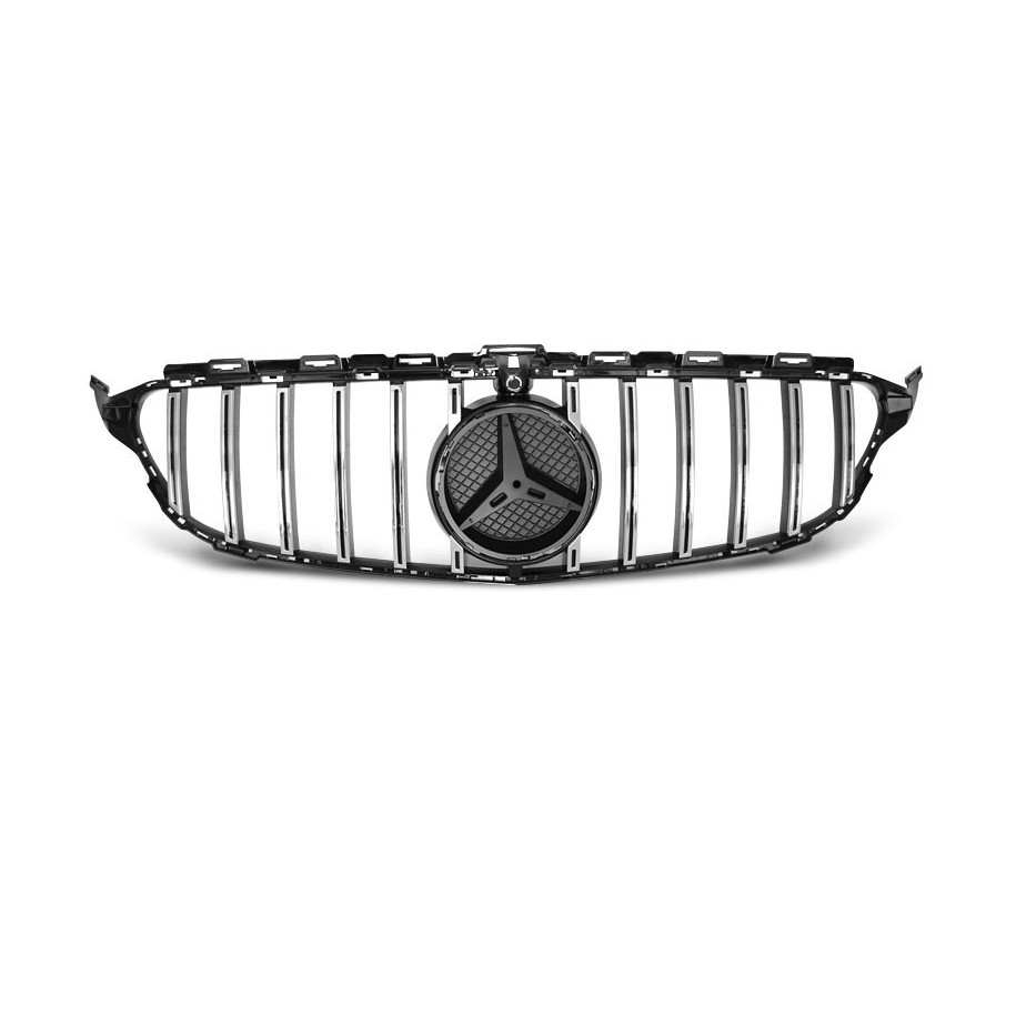 GRILL ATRAPA MERCEDES W205 14-18 GT-R STYLE CHROME