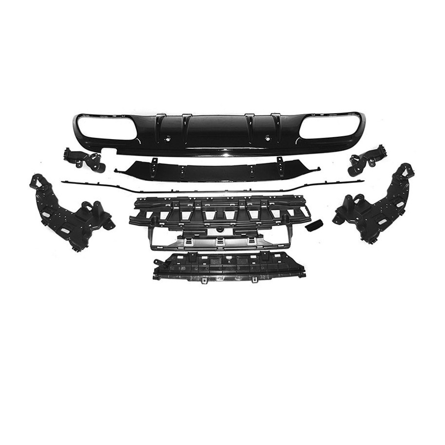 DYFUZOR MERCEDES W205 18- GLOSSY BLACK