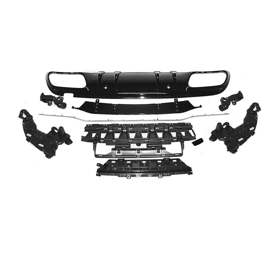 DYFUZOR MERCEDES W205 18- BLACK SILVER