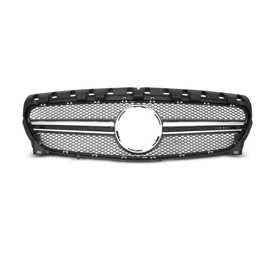 ATRAPA GRILL MERCEDES CLA W117 13-19 BLACK SILVER