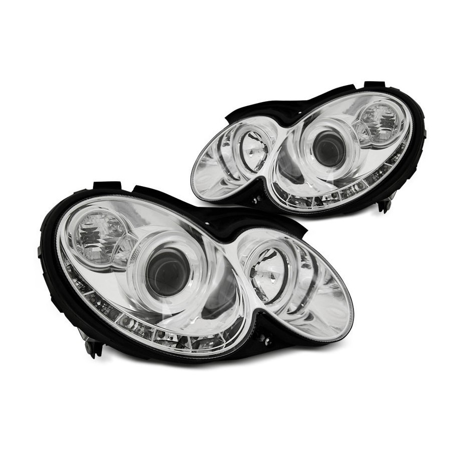 LAMPY MERCEDES CLK W209 03-10 CHROME