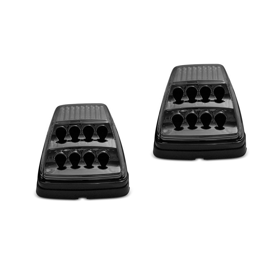 MIGACZE PRZEDNIE MERCEDES W463 90-12 LED CHROM DTS