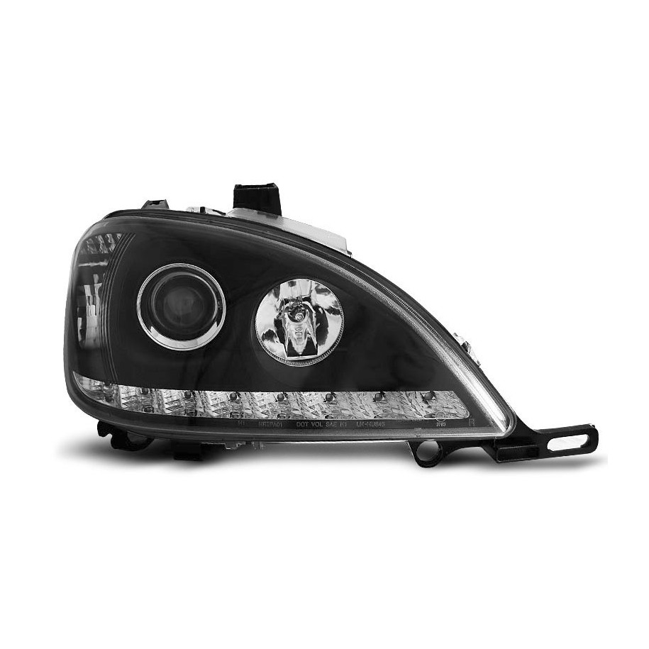 LAMPY MERCEDES ML W163 98-01 LED BLACK