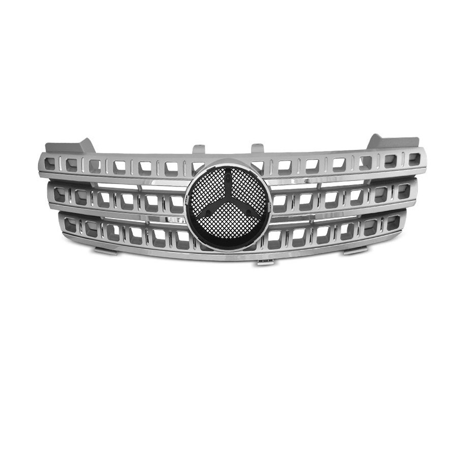 ATRAPA GRILL MERCEDES W164 05-08 SILVER CHROME
