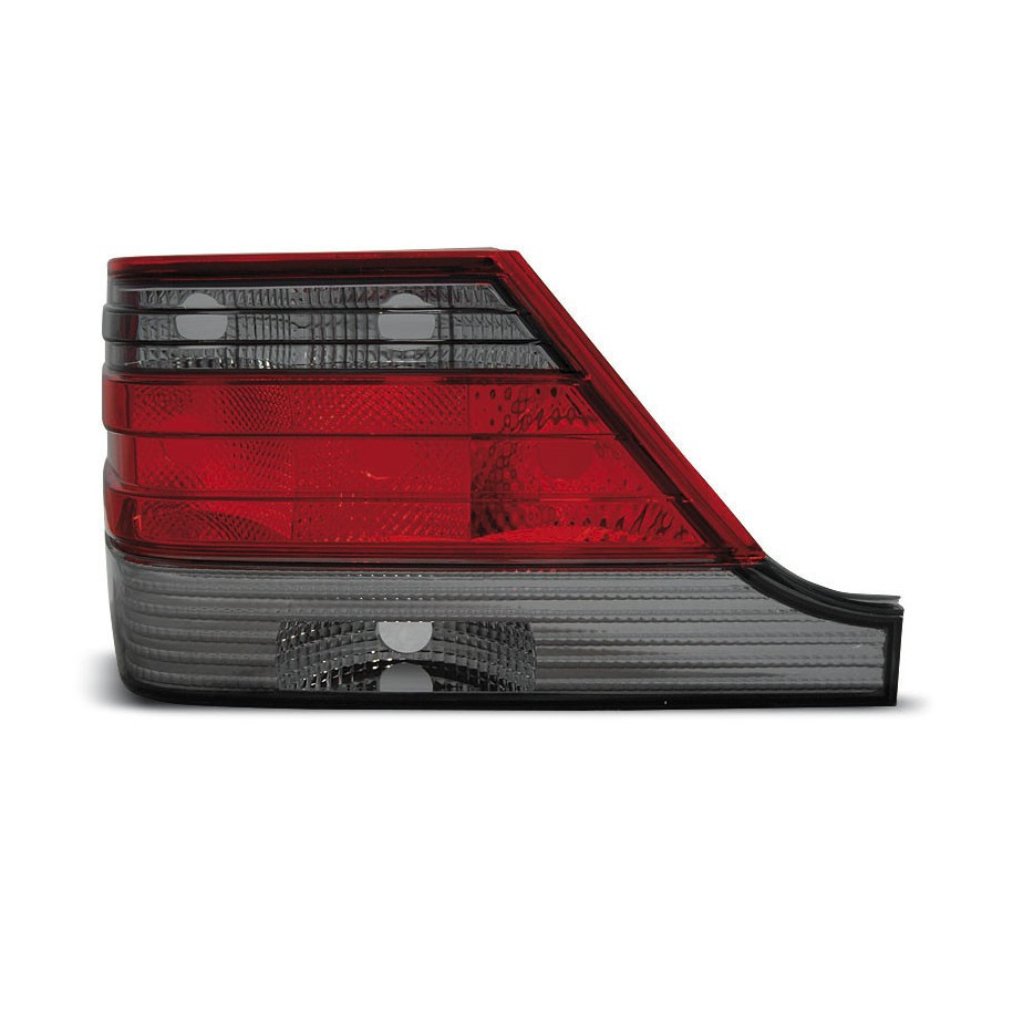 LAMPY MERCEDES W140 S-KLASA 95-98 CLEAR RED SMOKE