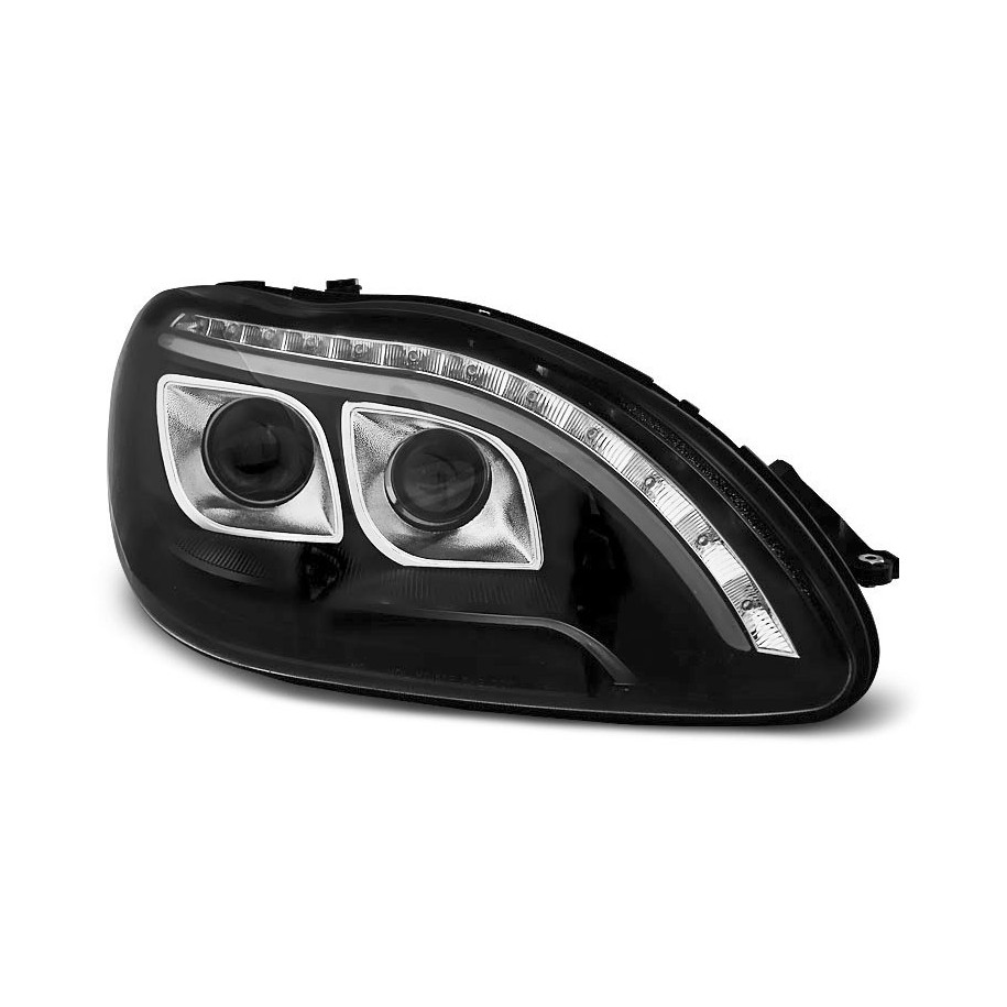 LAMPY MERCEDES W220 S-KLASA 98-05 DAYLIGHT BLACK