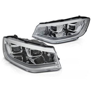 LAMPY REFLEKTORY VW CADDY 2020- TUBE LIGHT CHROM DRL DTS