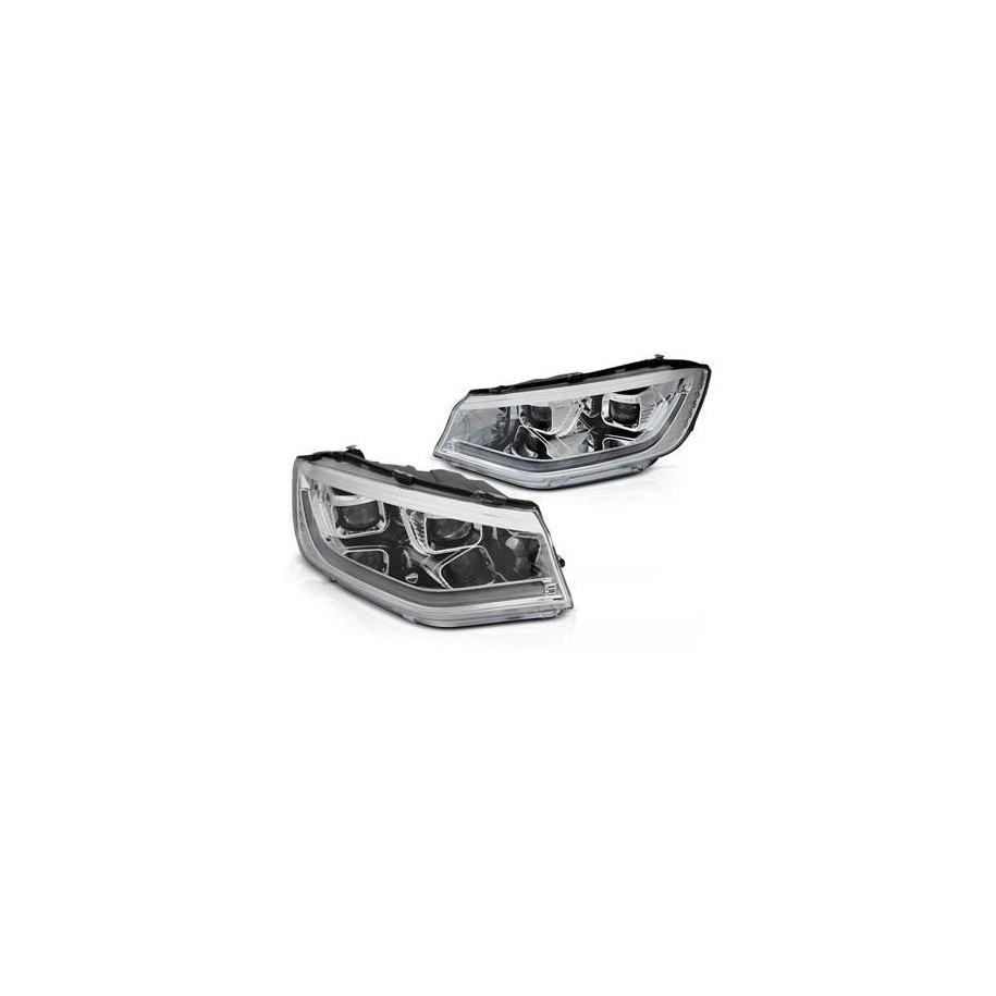 LAMPY REFLEKTORY VW CADDY 2020- TUBE LIGHT CHROM DRL DTS