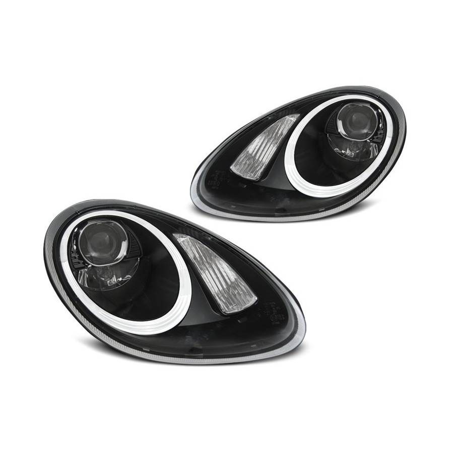 LAMPY PORSCHE BOXSTER CAYMAN 987 2005-08 BLACK XENON