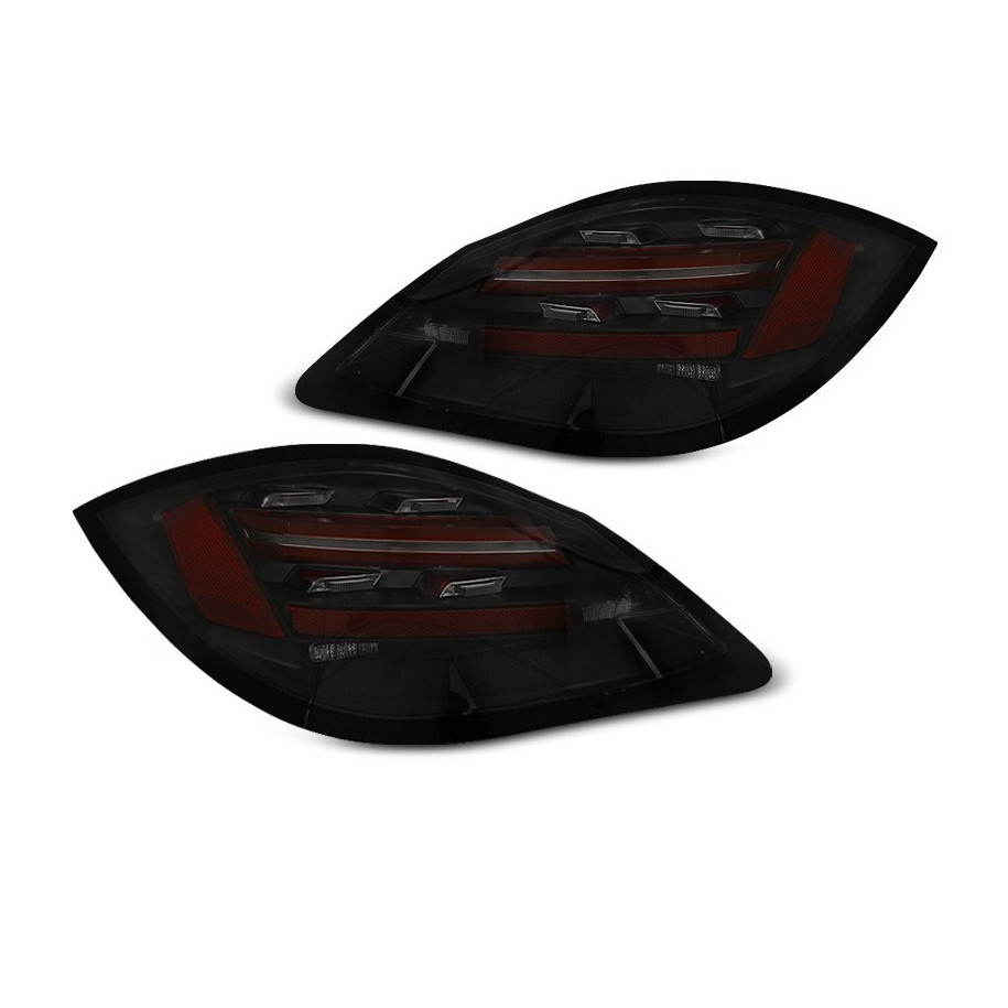 LAMPY PORSCHE BOXSTER/CAYMAN 987 2009-12 LED BAR BLACK SMOKE DTS