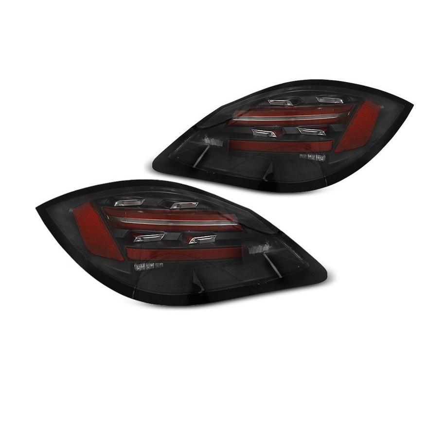 LAMPY PORSCHE BOXSTER/CAYMAN 987 2009-12 LED BAR BLACK DTS