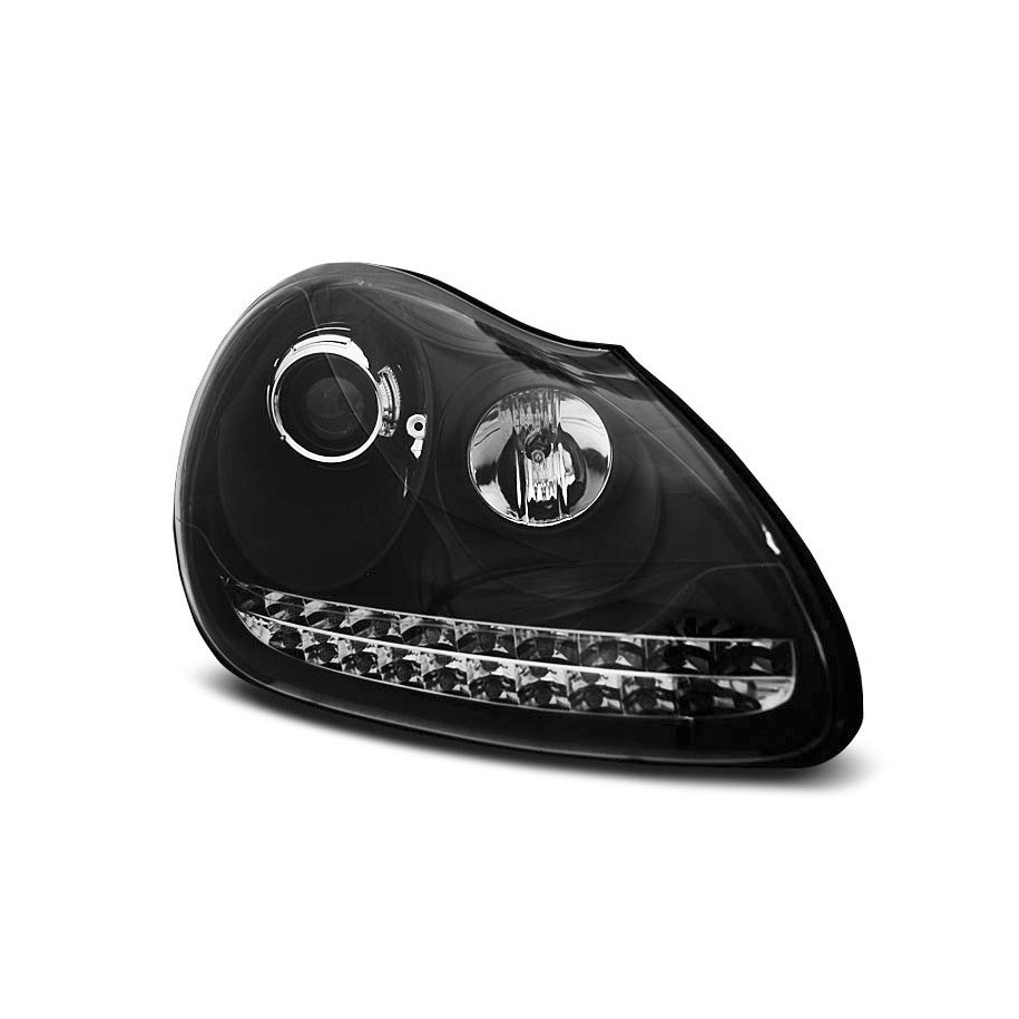 LAMPY PORSCHE CAYENNE 2002-06 DAYLIGHT BLACK XENON