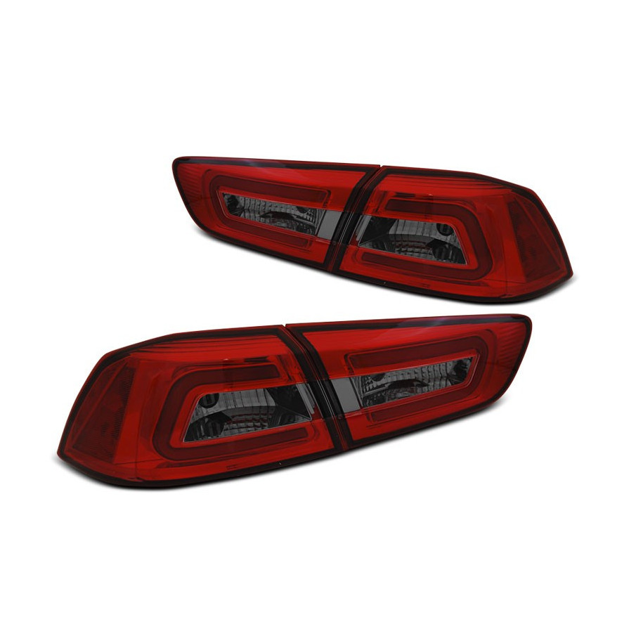 LAMPY DIODOWE MITSUBISHI LANCER 8 SEDAN 08-11 RED SMOKE LED BAR