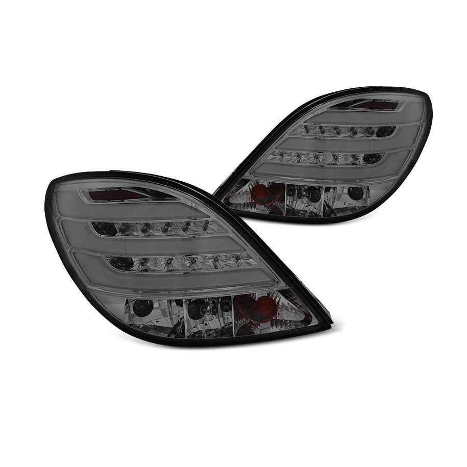 LAMPY TYLNE DIODOWE PEUGEOT 207 2006-09 SMOKE LED BAR