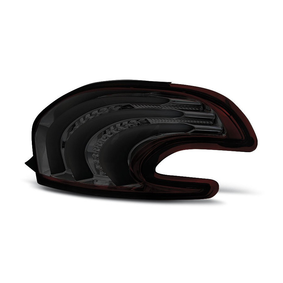 LAMPY TYLNE DIODOWE PEUGEOT 208 2012-15 RED SMOKE LED BAR