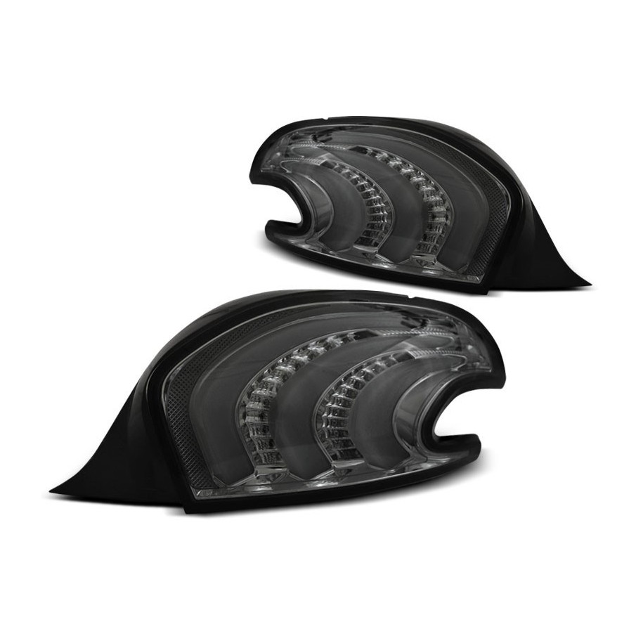 LAMPY TYLNE DIODOWE PEUGEOT 208 2012-15 SMOKE LED BAR