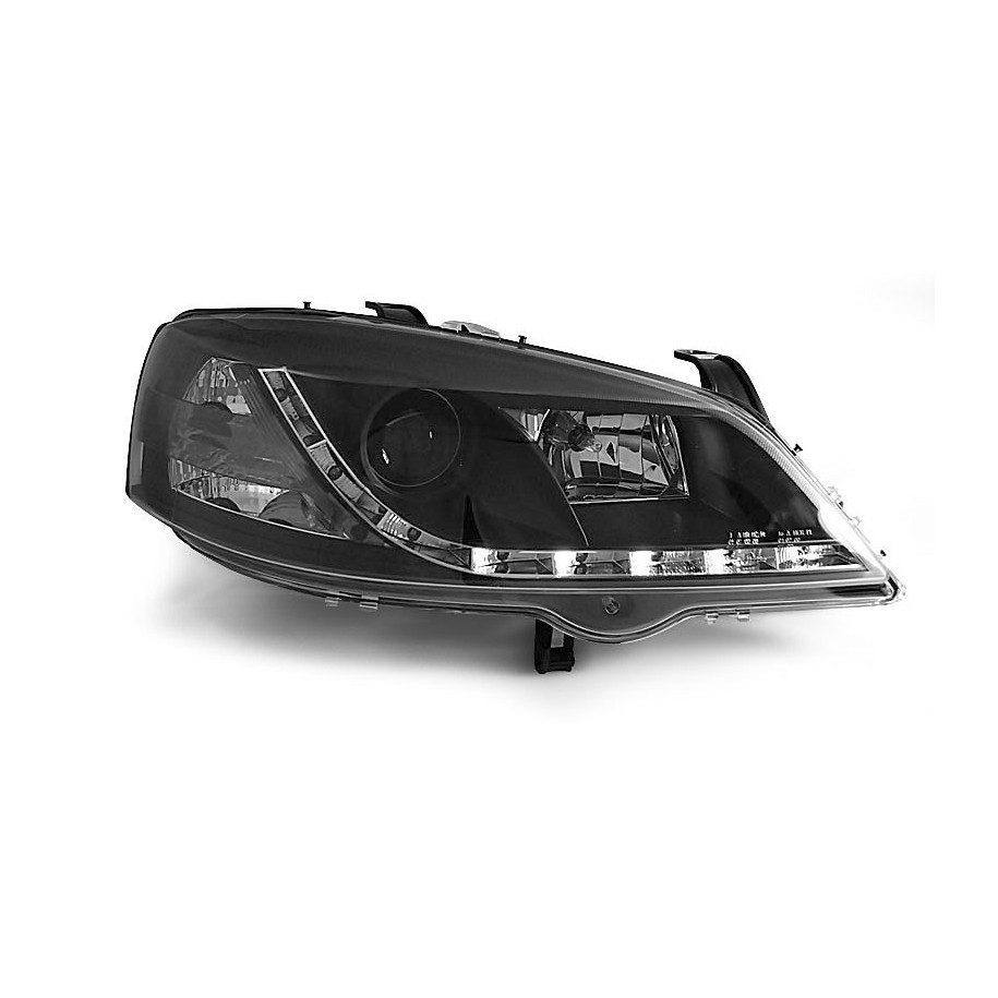 REFLEKTORY OPEL ASTRA G DRL BLACK