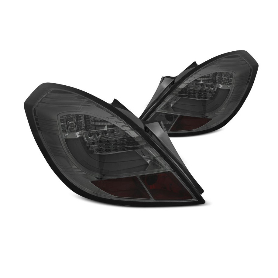 LAMPY TYLNE OPEL CORSA D 3D 06-14 SMOKE LED BAR