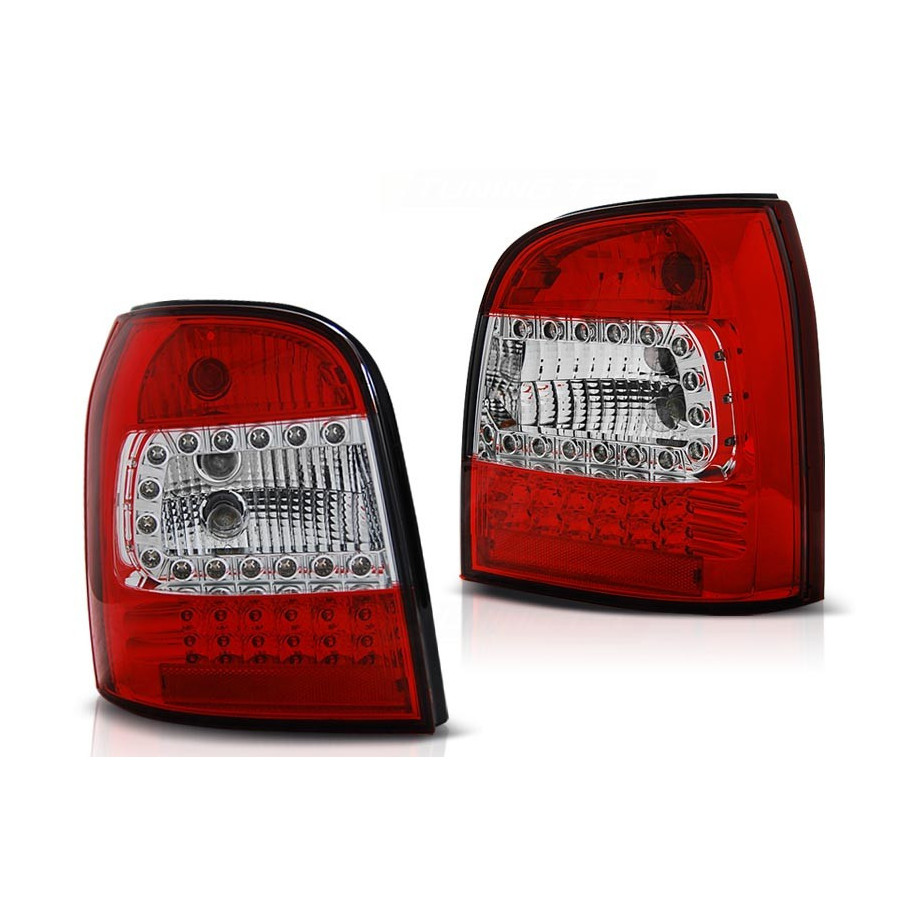 LAMPY DIODOWE TYLNE AUDI A4 B5 8D AVANT RED WHITE