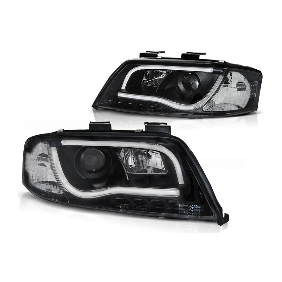 LAMPY REFLEKTORY AUDI A6 1997-2001 LED TUBE BLACK