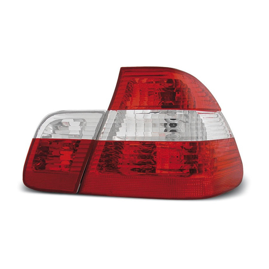 LAMPY TYLNE BMW E46 SEDAN 98-01 CLEAR RED WHITE DEPO
