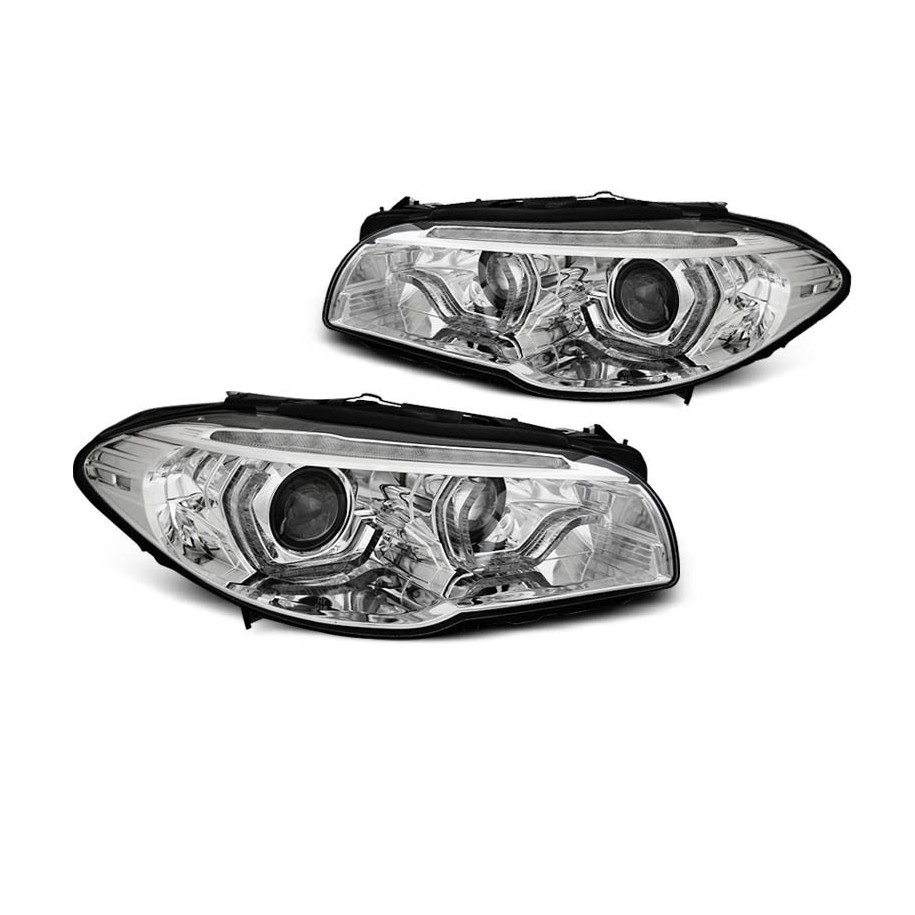LAMPY REFLEKTORY MERCEDES R171 SLK 04-11 XENON BLACK LED