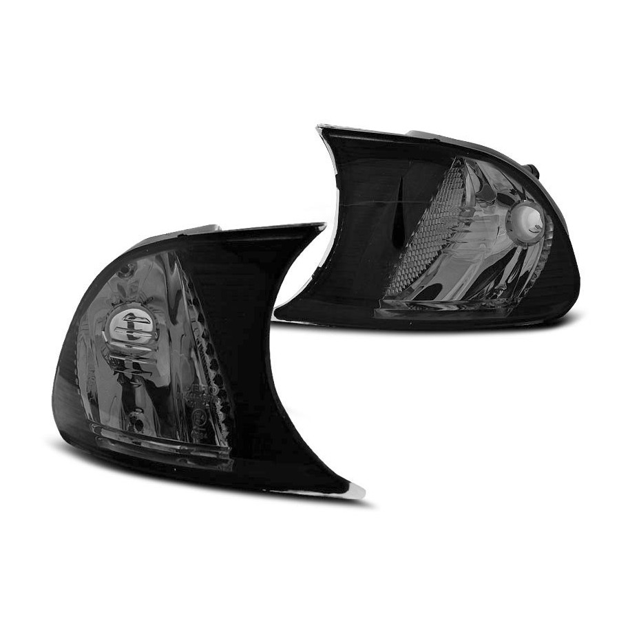 MIGACZE PRZEDNIE BMW E46 01-03 COUPE SMOKE