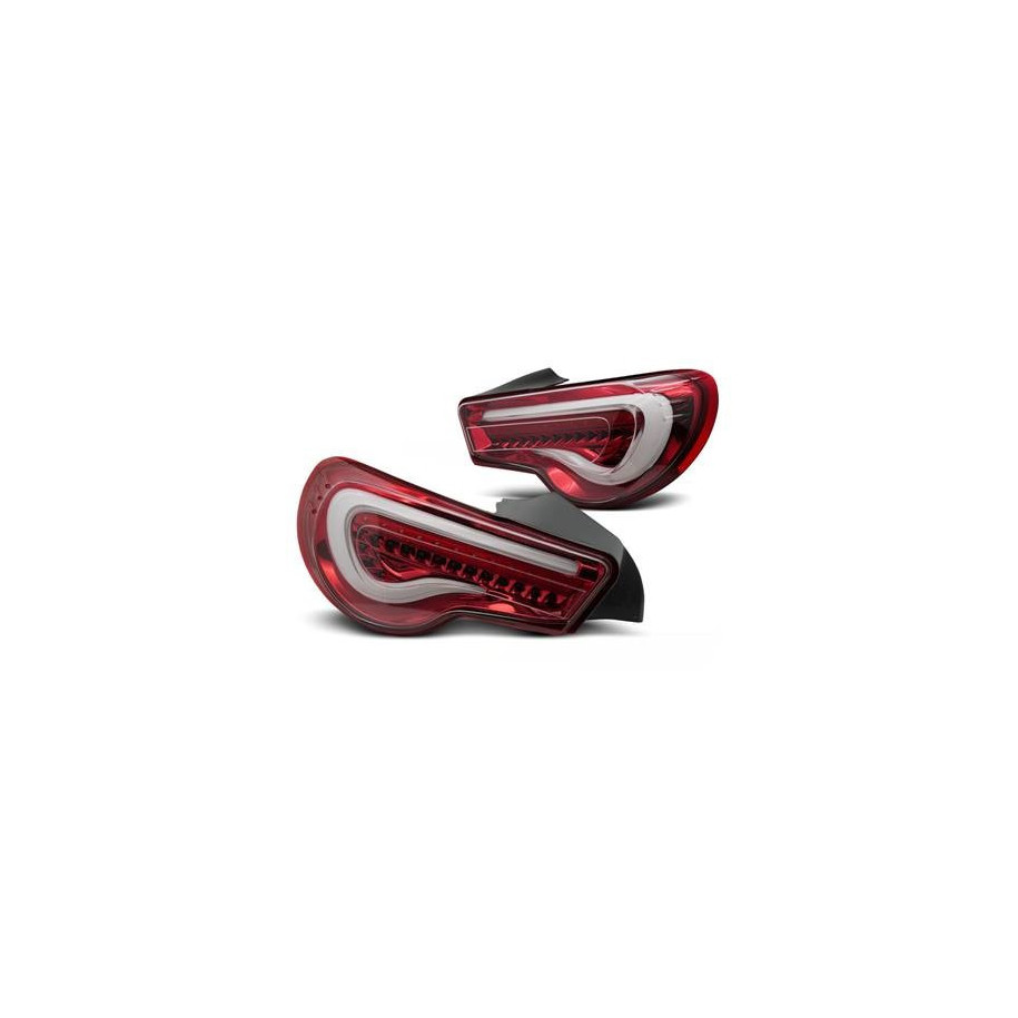 LAMPY TYLNE DIODOWE TOYOTA GT86 12-21 RED WHITE LED BAR DTS