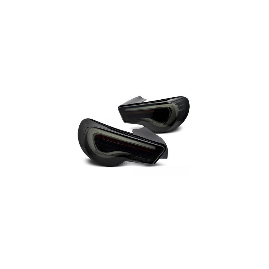 LAMPY TYLNE DIODOWE TOYOTA GT86 12-21 BLACK SMOKE WHITE LED BAR DTS
