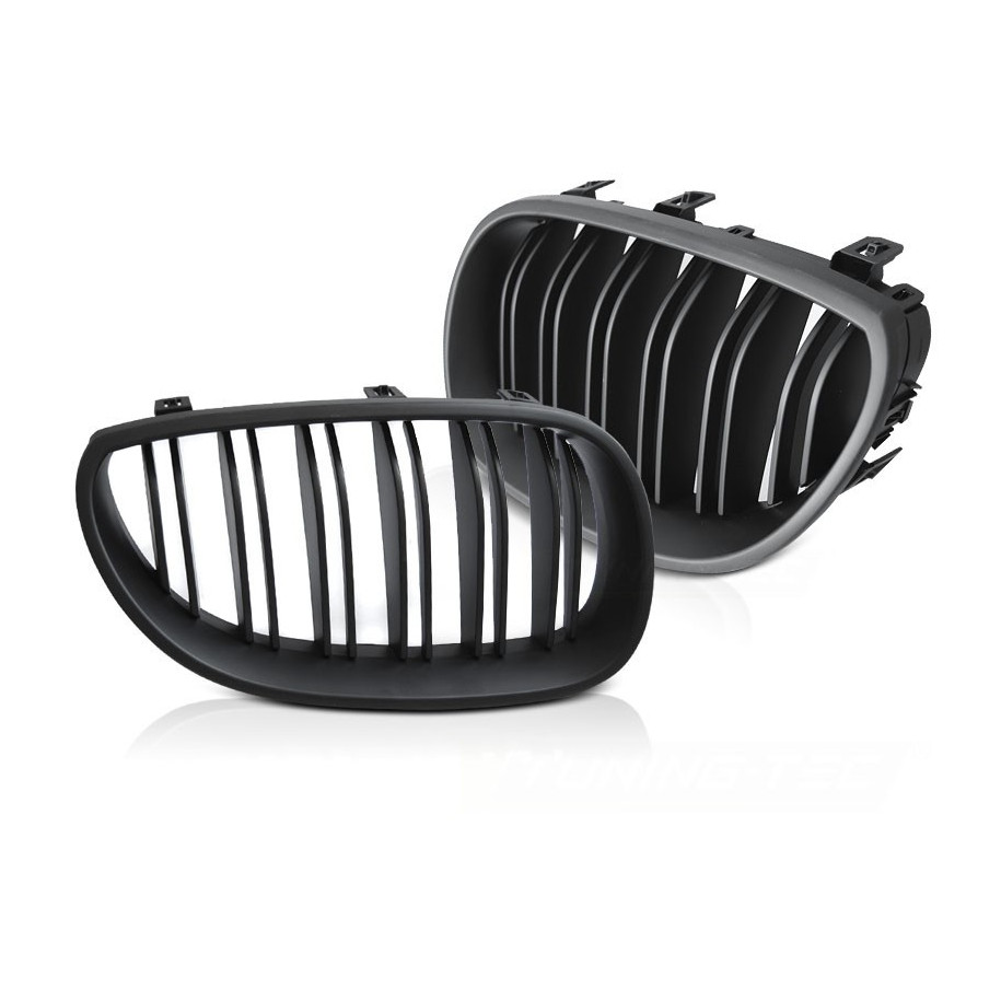 ATRAPA GRILL NERKI BMW E60 E61 03-10 SPORT MATT BLACK