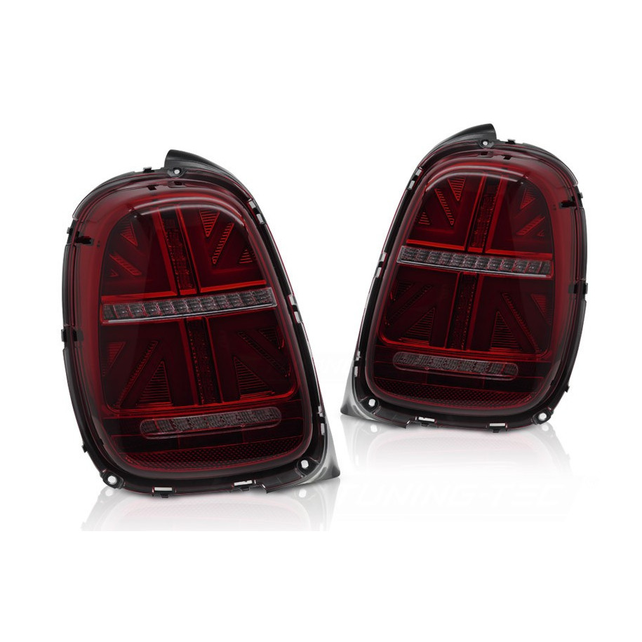 LAMPY DIODOWE MINI COOPER F55 F56 F57 14-17 RED SMOKE LED