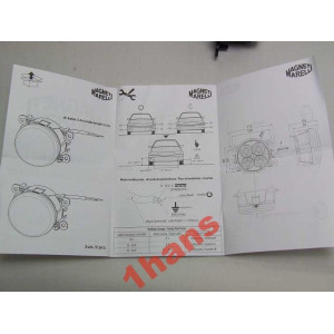 ŚWIATŁA JAZDY DZIENNEJ LED MAGNETI MARELLI WIELE ZASTOSOWAŃ ŚREDNICA 90MM