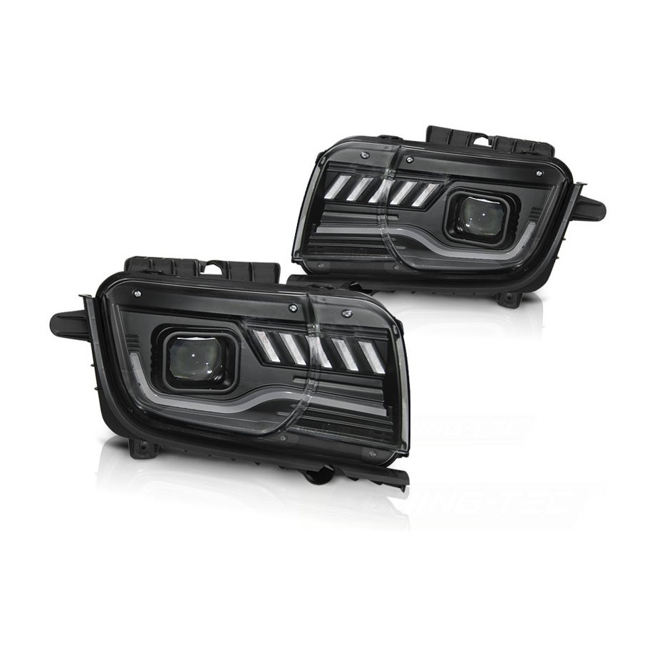 REFLEKTORY CHEVROLET CAMARO 09-13 TUBE LIGHT SEQ BLACK