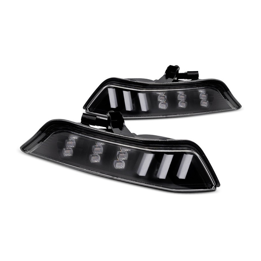 KIERUNKOWSKAZY PRZÓD FORD MUSTANG 15-17 BLACK LED SEQ
