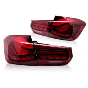 LAMPY TYLNE OLED BMW F30 11-18 RED LED