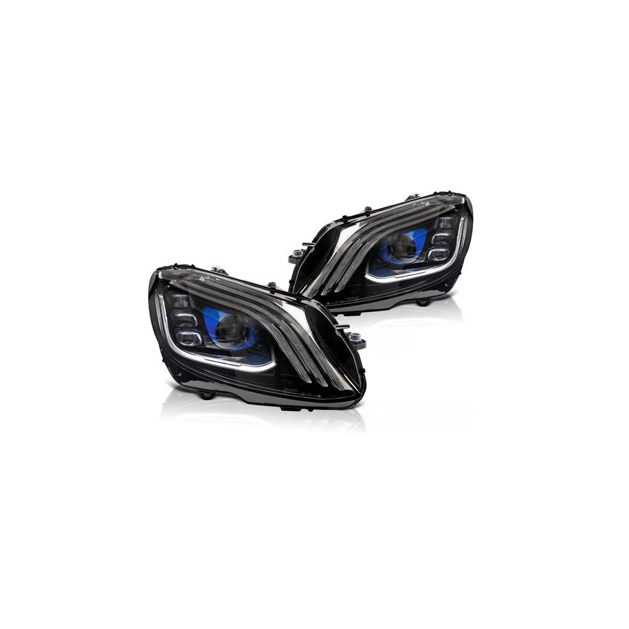 LAMPY REFLEKTORY MERCEDES W205 14-21 FULL LED BLACK - Części samochodowe Hansauto.pl