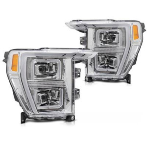 LAMPY REFLEKTORY FORD F150 MK14 20-23 TUBE FULL LED CHROM DTS - Części samochodowe Hansauto.pl