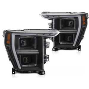 LAMPY REFLEKTORY FORD F150 MK14 20-23 TUBE FULL LED BLACK DTS - Części samochodowe Hansauto.pl