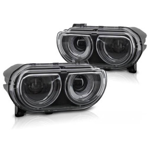 LAMPY REFLEKTORY DODGE CHALLENGER 08-14 LED DRL DTS - Części samochodowe Hansauto.pl