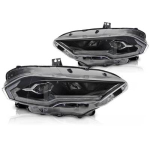 LAMPY REFLEKTORY FORD MUSTANG 18-21 FULL LED BLACK DRL DTS WL - Części samochodowe Hansauto.pl